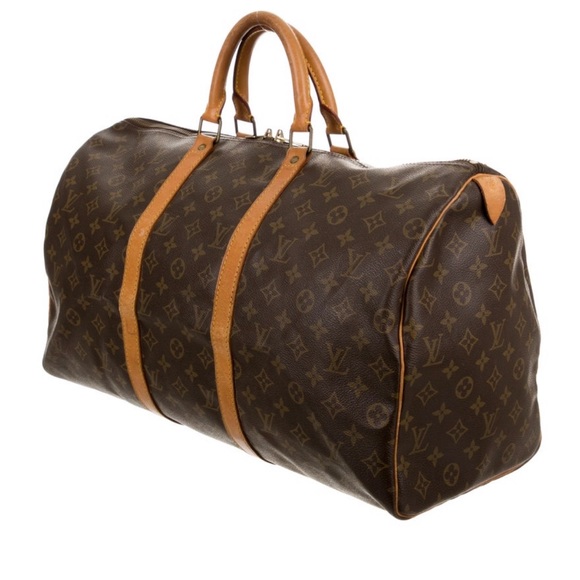 Authentic Louis Vuitton Monogram Keepall 50 - Picture 2 of 3